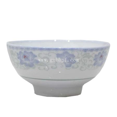 5寸加厚釉中彩陶瓷碗（10个）